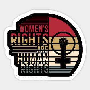 Women's Rights Are Human Rights Sticker